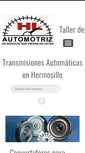 Mobile Screenshot of hlautomotriz.com